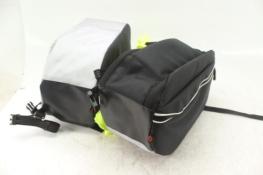 Black Classic MotoGear Extreme Motrocycle Saddle Bags. Universal Fit rain cover