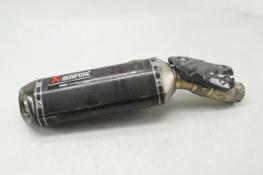 19-21 Kawasaki Ninja Zx6r Akrapovic Exhaust Pipe Slip On Muffler Silencer