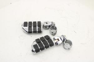 99-06 Harley Davidson Road Glide Front Foot Rests Pegs Steps Set Pair