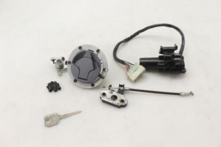 13-17 Kawasaki Ninja 300 Ignition Key Lock Switch W/ Gas Cap Seat Lock