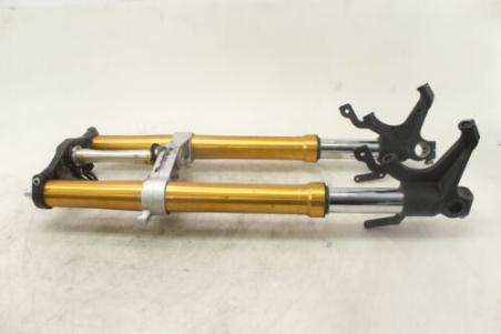 09-11 Yamaha YZF R1 YZFR1 Front Forks With Lower Triple Tree 14b-23102-00-00